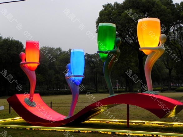 創意小品景觀,異型雕塑鋼結（jié）構設計製作