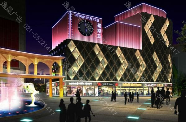 商業廣場LED亮（liàng）化，上海（hǎi）廣場（chǎng）LED亮化製作