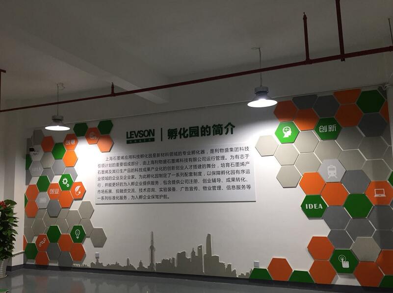 利物盛石墨烯孵化園背景牆裝飾